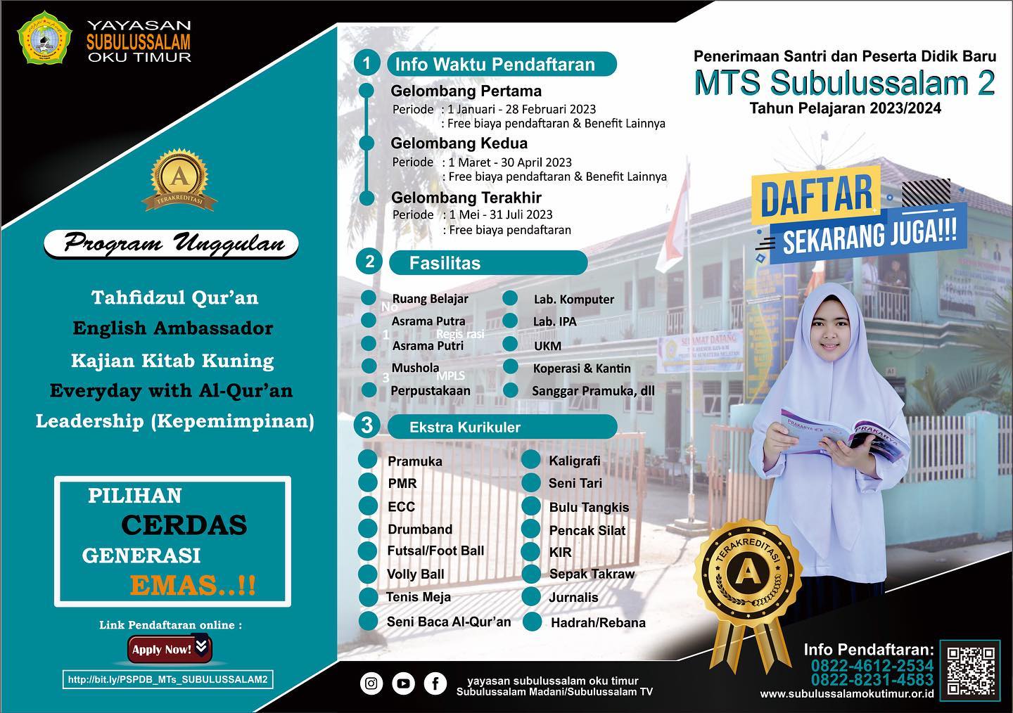 PSPDB MA Subulussalam 2 Tahun ajaran 2023/2024