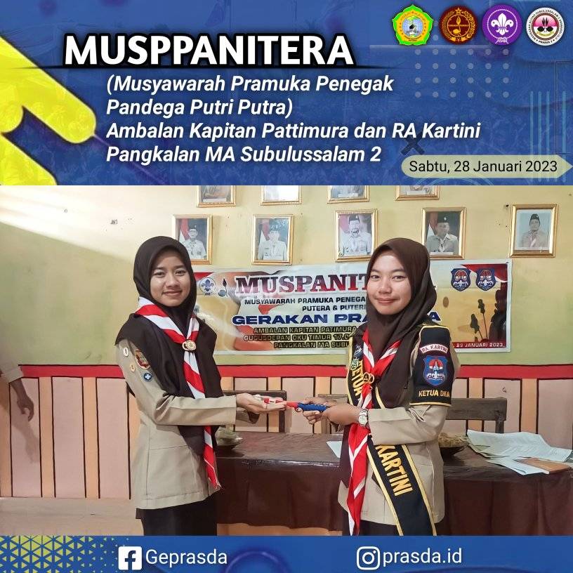 Pramuka MA Subulussalam 2 (PRASUS 2) Pramuka MA Subulussalam 2 (PRASUS 2)