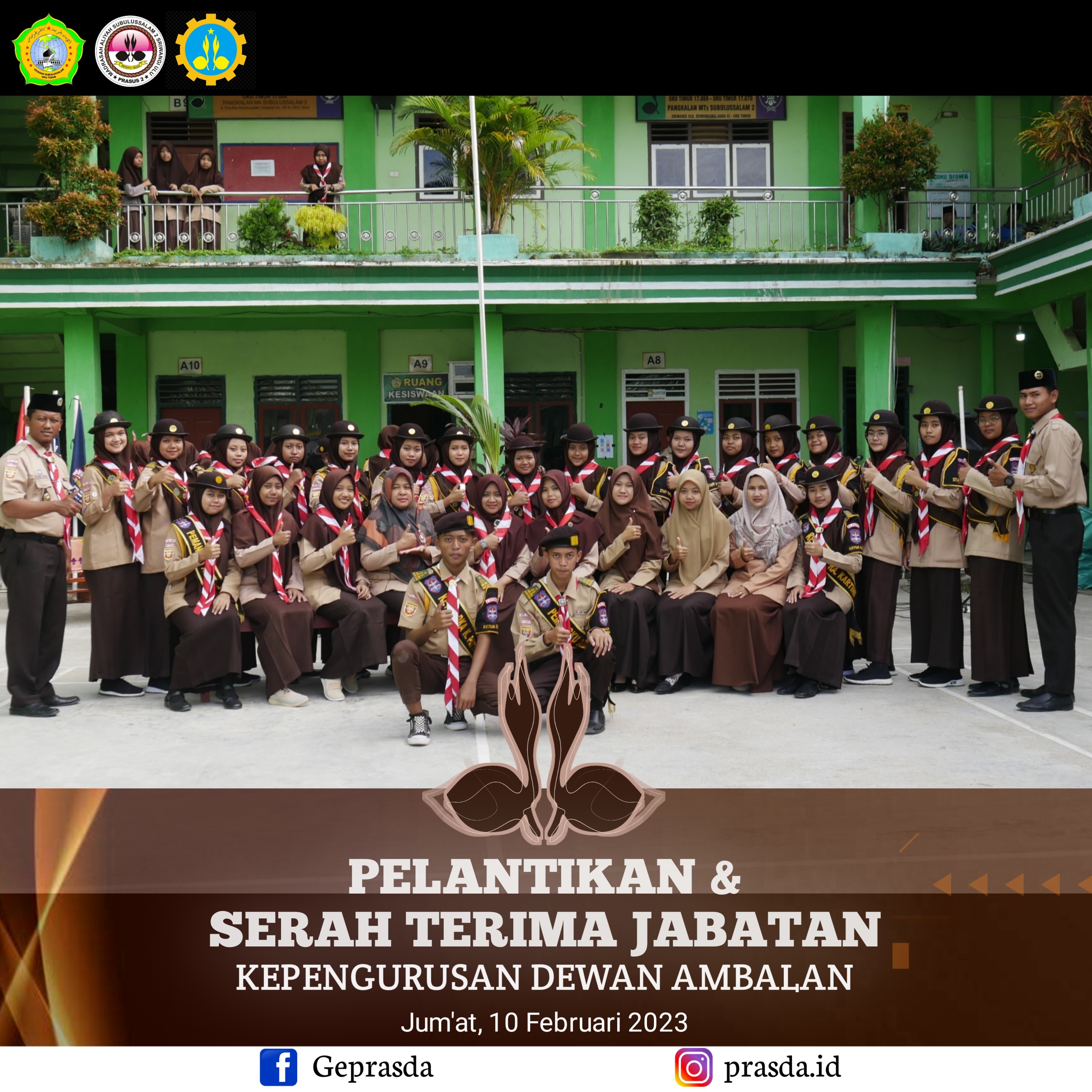 PELANTIKAN DAN SERAH TERIMA JABATAN PENGURUS DEWAN AMBALAN PELANTIKAN DAN SERAH TERIMA JABATAN PENGURUS DEWAN AMBALAN