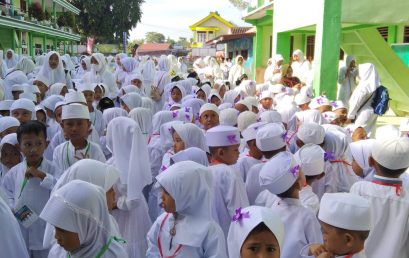 Ratusan Peserta Didik PAUD, KB/RA, TK, MI ikuti Simulasi Manasik Haji Cilik